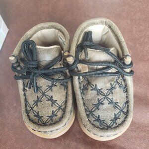 Twisted X Bomber Baby Shoes (Size 2)